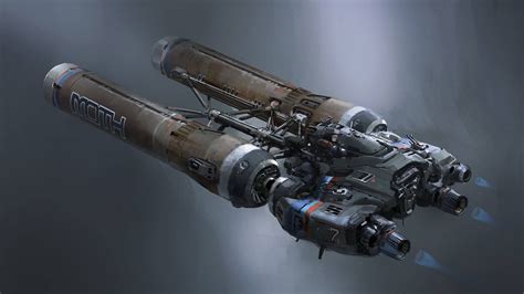Spaceship art by John Wallin Liberto | Raumschiff design, Star citizen ... 