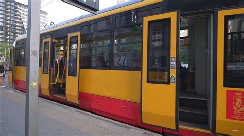 Poland Warsaw Tram Ride From Niska To P Ocka Metro Station Youtube