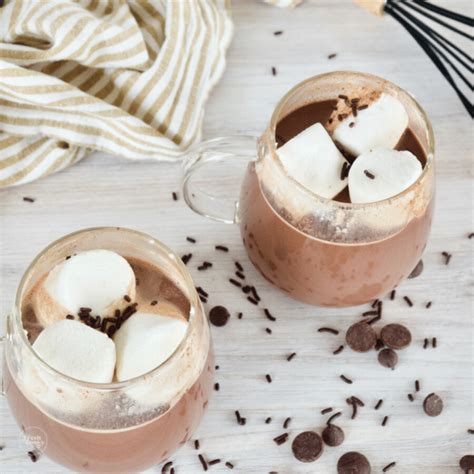How To Make Hot Chocolate With Chocolate Chips The Fresh Cooky