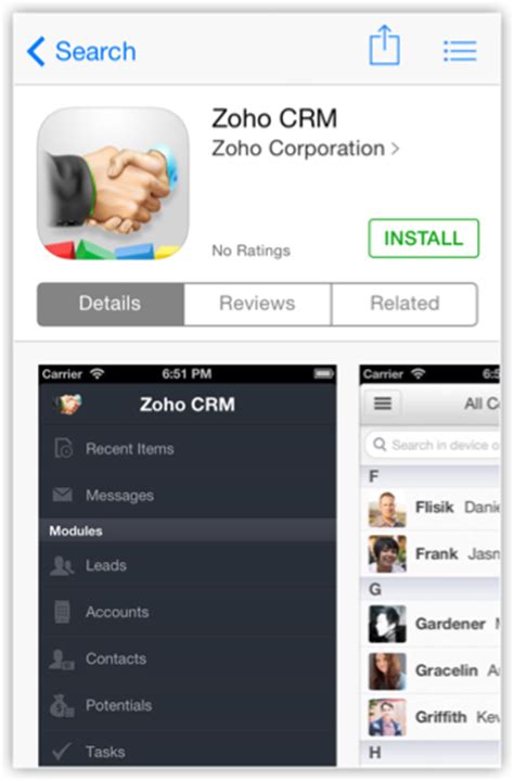 Installing App In Iphone Online Help Zoho Crm