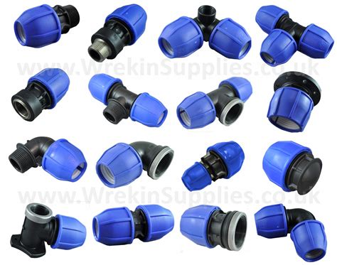 Mdpe Plastic Poly Pipe Fitting 20mm 25mm 32mm 40mm 50mm 63mm Water Main