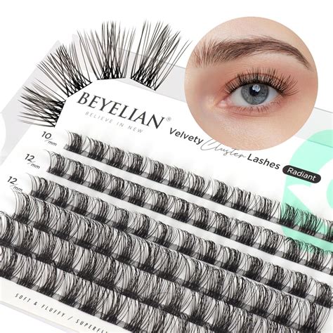 Amazon BEYELIAN Lash Clusters 72 Pcs D Curl 10 16mm Individual