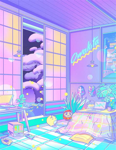 Anime Anime Aesthetic Blue Room Aesthetic Anime Rooms HD Phone