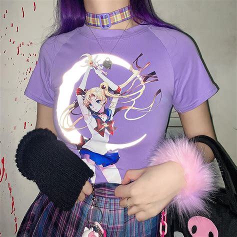 Harajuku Sailor Moon T Shirt Yc23190 Harajuku Clothes Kawaii Clothes