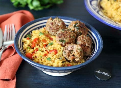 Boulettes de boeuf façon kefta et boulgour parfumé la recette de