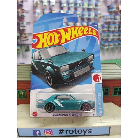 Hot Wheels Nissan Skyline Ht Gt X Hakosuka Shopee Malaysia