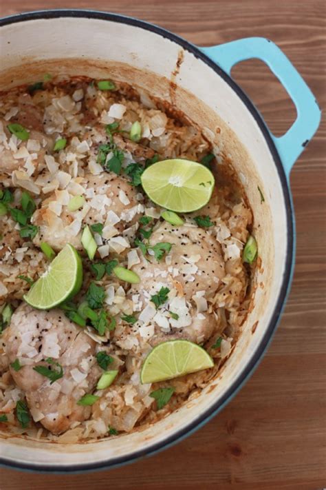 One Pot Coconut Chicken And Rice