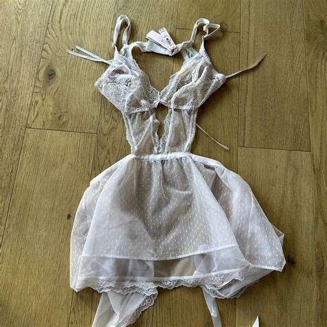 Beautiful Baby Pink Lingerie Set From Victorias Depop