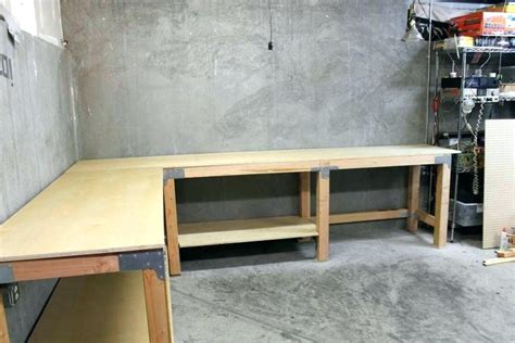 How To Build A Corner Workbench In Garage