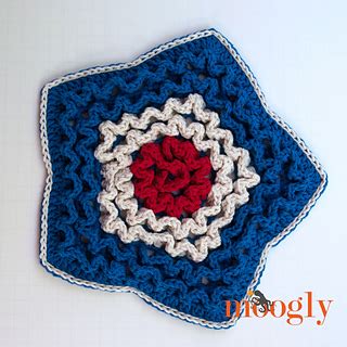 Ravelry Star Spangled Trivet Hot Pad Pattern By Tamara Kelly