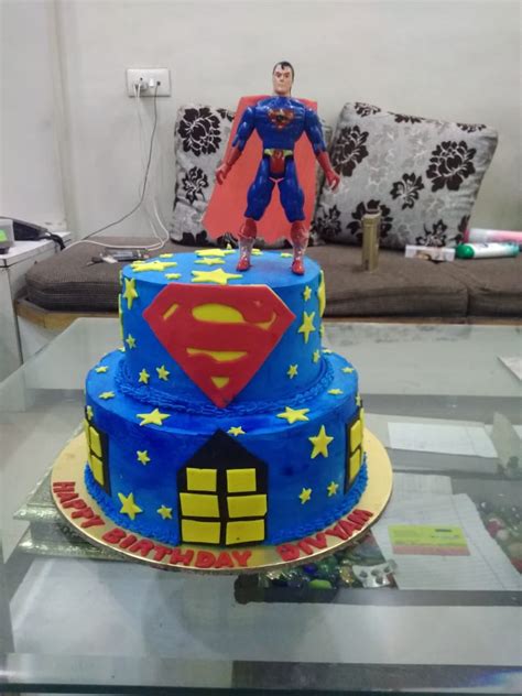 Superman Theme Cake In Pune | Order Cake Online