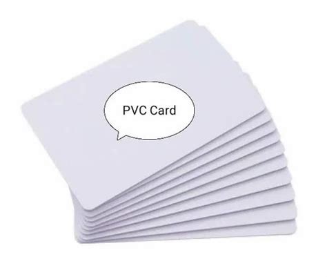 White PVC Card, Size: 85.60 mm By 53.98 mm at ₹ 4 in New Delhi | ID ...