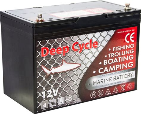 Аккумулятор для водной техники Marine Deep Cycle AGM 90Ah 12V купить по ...