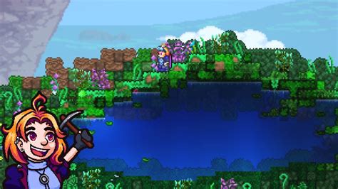 How To Build 3d Lakes And Ponds In Terraria Build Bites Youtube