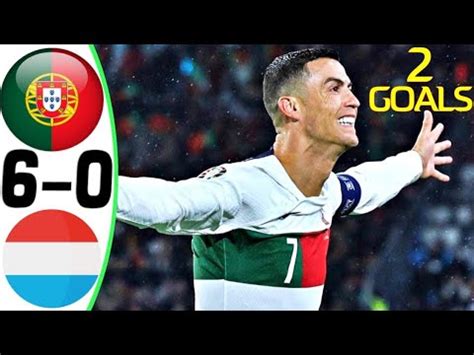 Portugal Vs Luxembourg 6 0 All Goals And Highlights 2023 YouTube