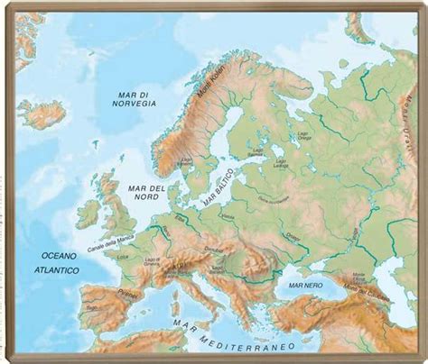 Cartina Muta Europa Fiumi Laghi E Monti Hochzeitsfrisuren 2016