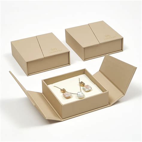 New Style Custom Two Open Door Luxury Jewelry Set Packaging Box With