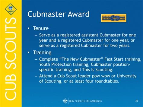 Ppt The Cubmaster Powerpoint Presentation Id