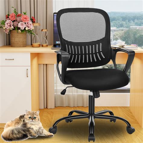 Ergonomic Office Chair, Comfortable Home Office Chair with Lumbar ...