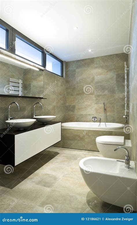 Interior Beautiful Bathroom Stock Image Image Of Room Interior 12186621