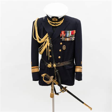 A Finnish Naval Officers Dress Uniform With Accessories Mid Second