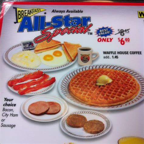 All star breakfast @ Waffle House - My Favorite at the Waffle House ...