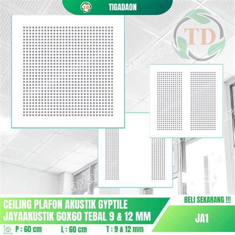 Ceiling Plafon Akustik Gyptile Jayaakustik Dari Jayaboard Tigadaon