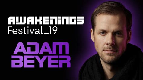 Adam Beyer Awakenings Festival 2019 Youtube