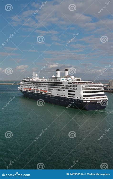 Cadiz, Spain - Sep 25, 2012: Cruise Ship Leaves Port Editorial Photo ...