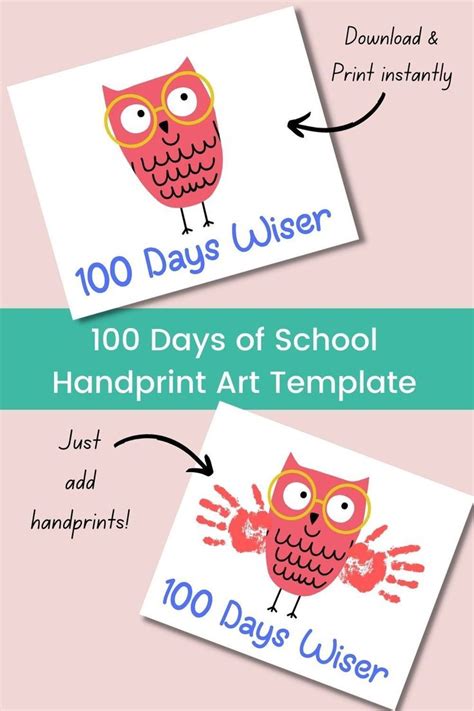 The Instructions For How To Make An Owl Handprint Art Project With