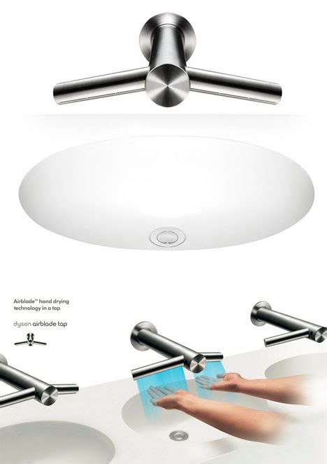 Drip-Free Faucet + Hand Dryer | Designs & Ideas on Dornob