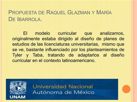 El Modelo Curricular De Glazman E Ibarrola Por Alma Garay Pptx