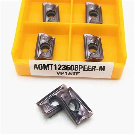 Pcs Carbide Blade Aomt Peer M Vp Tf Cnc Mechanical Milling