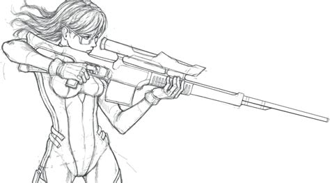 Sniper Drawing at GetDrawings | Free download