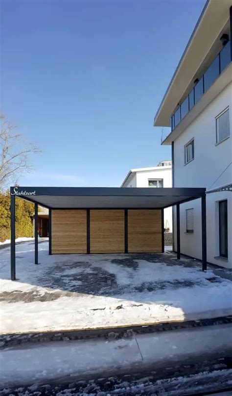 Stahlcarport Doppelcarport Bregenz Ma Gefertigt F R Autos