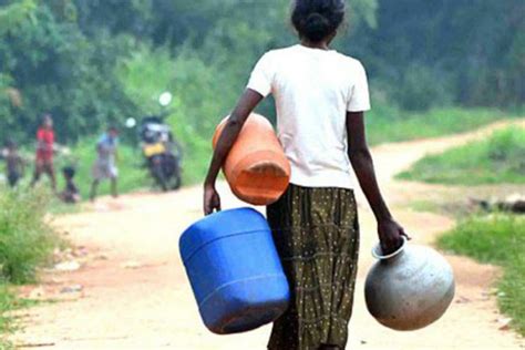 Sl 12 Districts Face Severe Water Shortage Due To Drought