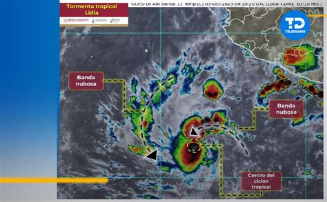 Tormenta Tropical Lidia Estados Afectados Y Trayectoria Telediario M Xico