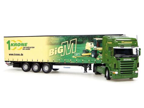 SCANIA R580 KRONE BIG M Fabriqué par Universal Hobbies Echelle 1 50