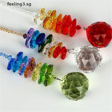 FEEL Chakra Crystal Suncatcher Chandelier Crystal Ball Prisms Pendant