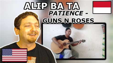 REACTION ALIP BA TA Patience Guns N Roses YouTube