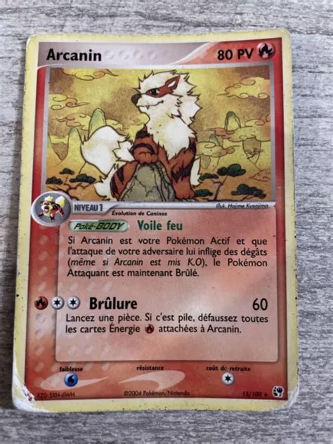 Carte Pok Mon Bloc Ex Ex Temp Te De Sable Arcanin Fr Eur