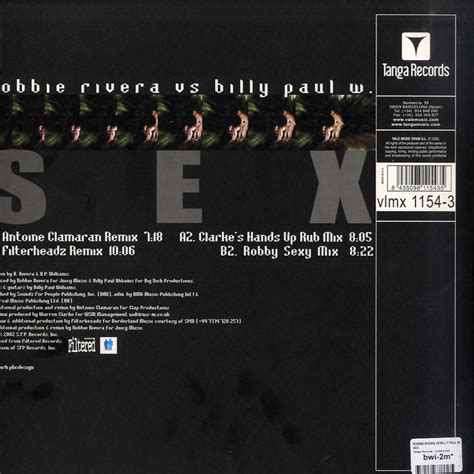 Robbie Rivera Vs Billy Paul W SEX