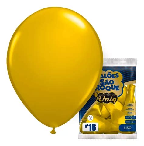 Balão Uniq Nº 16 Balões São Roque Bexiga Linha Profissional MercadoLivre