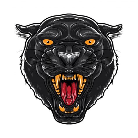 Panther Vector Image At Getdrawings Free Download