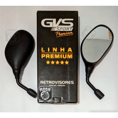 Retrovisor Xt 660 ROSCA HONDA Haste Curta Fixa LENTE Convexa Gvs