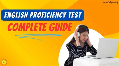 English Proficiency Test Guide Yesvidya