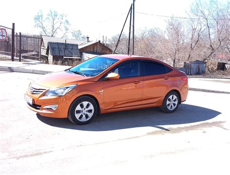 Летняя резина, мойка и установка диффузора — Hyundai Solaris (1G), 1,6 ...