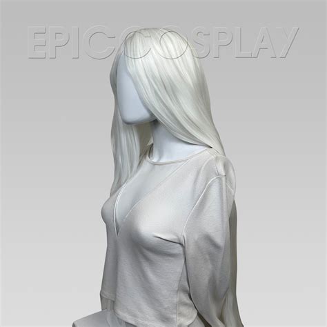 Athena 40 Inch White Straight Long Cosplay Wig