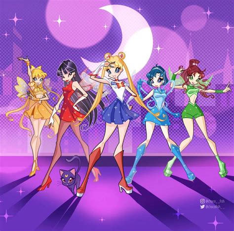 Winx Club X Sailor Moon By Angel10oreo On Deviantart