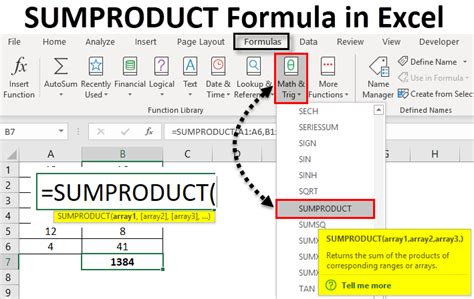 SUMPRODUCT Formula in Excel | How To Use SUMPRODUCT Formula?